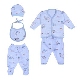 Superminis Kids Turquoise Blue & Pink  Set of 5 Printed Shirt with Pyjama-picture-4