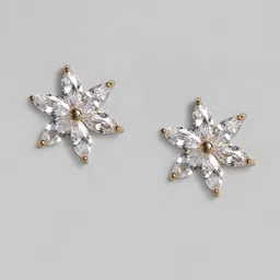 justpeachy Gold-Plated Floral Studs-picture-30