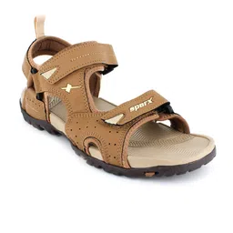 Sparx Men Camel Brown Solid Sports Sandals-picture-15