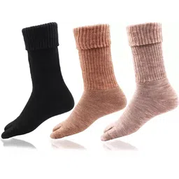 BAESD Women Pack Of 3 Assorted Cotton Socks-image-50