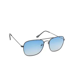 Micelo Martin Men Blue Lens & Black Square Sunglasses with UV Protected Lens-picture-23