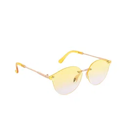 AISLIN Unisex Oval Sunglasses with UV Protected Lens ES_14897-89-AS-18001-YLW-GLYL-OV-image-52