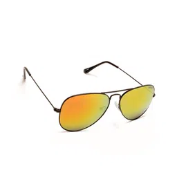 Roadies Unisex Yellow UV Protected Aviator Sunglasses RD-201-C10-picture-13