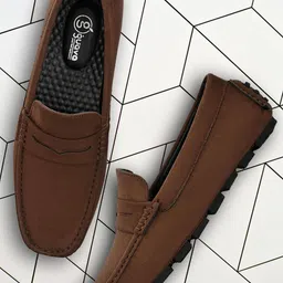 Guava Men Brown Driving Shoes image 1