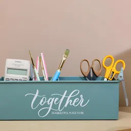 dudki Green Crack Resistant Desk Organiser Organisers With 4 Compartments-image-13