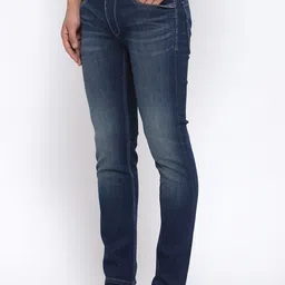 Pepe Jeans Men Vapour Tapered Fit Low-Rise Heavy Fade Stretchable Jeans image 2