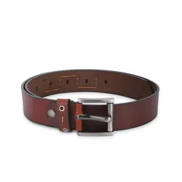 The Roadster Lifestyle Co. Men Casual Textured Leather Belt image 2