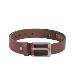 The Roadster Lifestyle Co. Men Casual Textured Leather Belt image 2
