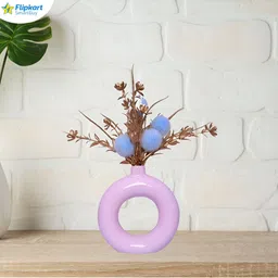 GW CREATIONS Pink Donut-shaped Flower Vase image 4
