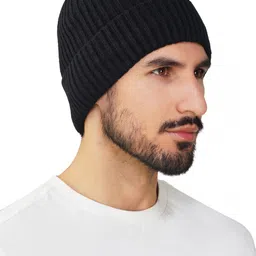 iSWEVEN Unisex Self Designed Woollen Beanie image 5