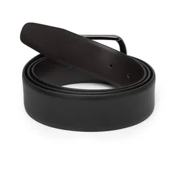 AQUATAN Men Textured Leather Reversible Formal Belt image 5