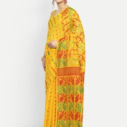 SPRISH Woven Design Art Silk Jamdani Saree image 2