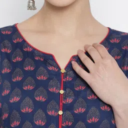 KALINI Ethnic Motifs Printed Anarkali Kurta image 4