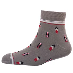 Cotstyle Men Pack Of 3 Patterned Above Ankle Length Cotton Socks image 4