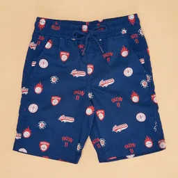 Pantaloons Junior Boys Conversational Printed Cotton Shorts image 3