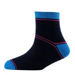 Cotstyle Men Pack Of 2 Colourblocked Cotton Ankle-Length Socks image 2