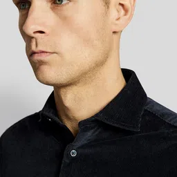 Bruun & Stengade Men Black Slim Fit Formal Shirt image 4