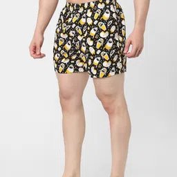 Jack & Jones Men Black Printed Boxers 1339962004 image 3