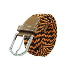 The Tie Hub Men Braided Stretchable Canvas Belt image 2