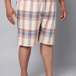 URBAN SCOTTISH Plus Size Checked Pure Cotton Boxers USBX140 image 2