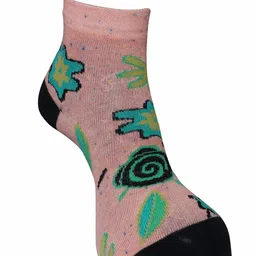 Dollar Socks Women Pack Of 3 Assorted Cotton Ankle-Length Socks image 3