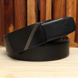 Roadster Men Textured Slider Buckle Belt image 2