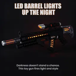 joy junction Military Camouflage Gun for Kids with Light, Sound & Vibration Toy Gun image 4