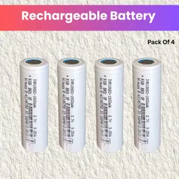 sacro Rechargeable 1800Mah Lithium-Ion For Light Speaker Pack of 4Q149 Battery-picture-10