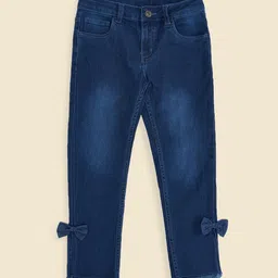 Pantaloons Junior Girls Mid-Rise Light Fade Jeans image 2