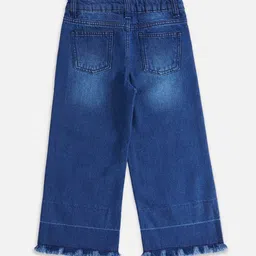 Pantaloons Junior Girls Blue Regular Fit Light Fade Jeans image 2