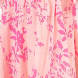 LIL DRAMA Girls Floral A-Line Dress image 4
