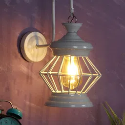 MFD HOME FURNISHING White Solid Wall Lamp image 2