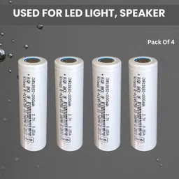 sacro Rechargeable 1800Mah Lithium-Ion For Light Speaker Pack of 4Q385 Battery-picture-31