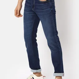 V-Mart Men Fit Light Fade Clean Look Stretchable Jeans image 5