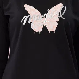 NIGHT FLOSS Printed Round Neck Long Sleeves T-Shirt With Trouser image 3