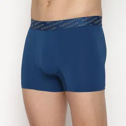 van heusen innerwear Van Heusen Men Solid 4 Way Stretch 3D Logo Waistband Tactel Trunks IHIQTR1SDW30045 image 2