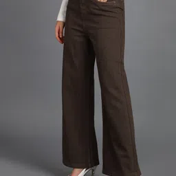 Urbano Fashion Women Wide Leg  Jeans image 2