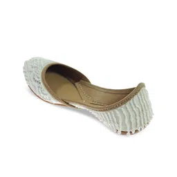 Fulkari Embellished Leather Mojaris image 4