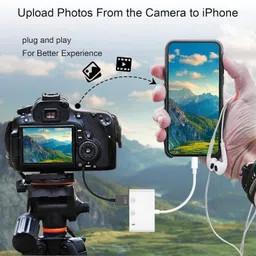 Sancy USB Adapter Compatible i-Phone/iPad,Plug N Play,Compatible with USB Flash Drive USB Adapter image 3