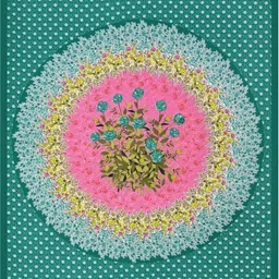 kaany fab Cotton Single Flat 144 TC Jaipuri Prints Bedsheet image 2