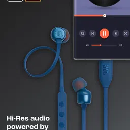 JBL Blue Tune 310C Wired Hi-Res Audio Digital to Analog Headphones image 2