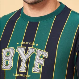 BYFORD by Pantaloons Typography Printed Round Neck Cotton Pullover Regular Sweatshirt image 2