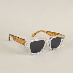 IDOR Unisex Square Sunglasses with UV Protected Lens IDOR-98170-C8 image 2