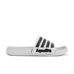 Aqualite Men Striped Synthetic Sliders image 2