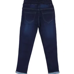 A-Okay Kids Jogger Fit Clean Look Embroidered Jeans image 4
