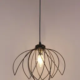 Devansh Black Iron Hanging lamp image 3