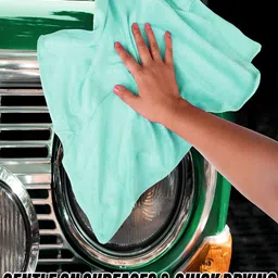Kuber Industries Green 2 Pieces Car Towels image 3
