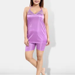 Be You 6 Pieces Satin Maxi Nightwear Set image 2