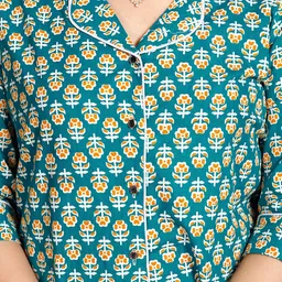 JAIPZZ APPARELS Printed Shirt & Trouser Co-Ords image 2