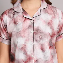 SEPHANI Abstract Printed Night Suit image 2